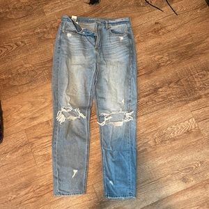 Blue jeans - mom jeans